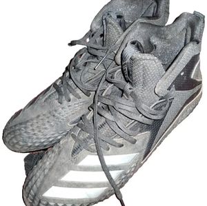 ADIDAS FREAK ULTRA PRIMEKNIT FOOTBALL CLEATS SZ 11 BLACK METALLIC SILVER B27967